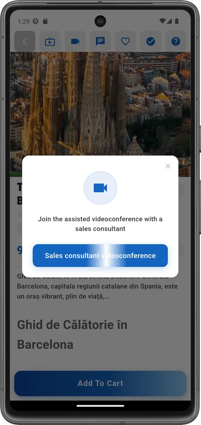 VOGO mobile app — videoconference
