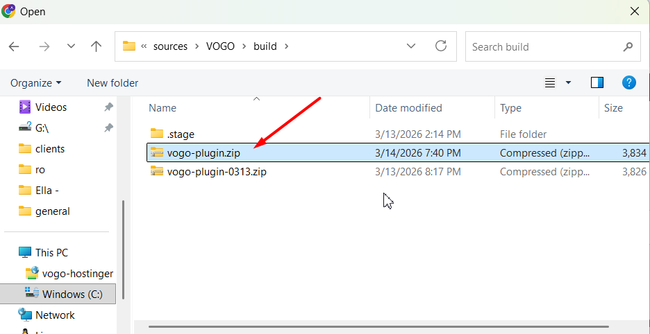 WordPress Add New Plugin screen step 4