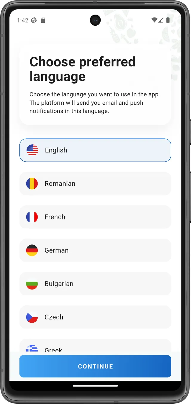 Ecran de limbă