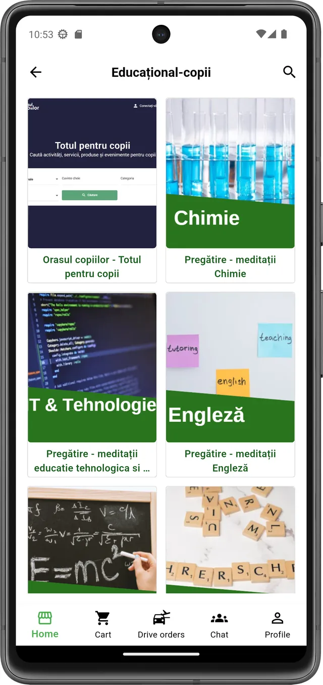 Aplicație mobilă VOGO — educație, școală pentru copii